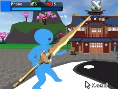 Jeu Obby Stickman On Swords en ligne