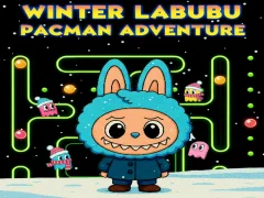 Jeu Winter Labubu Pacman Adventure en ligne