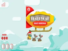 Jeu FlappyCat Crazy Christmas en ligne