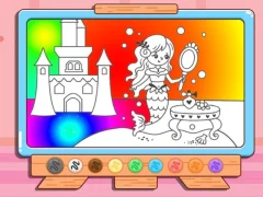 Jeu Coloring Book: Mermaid Makeup en ligne