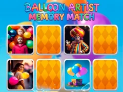 Jeu Balloon Artist Memory Match en ligne