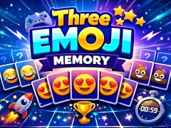 Jeu Three Emoji Memory en ligne