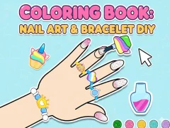 Jeu Coloring Book: Nail Art & Bracelet Diy en ligne