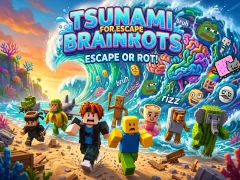 Jeu Tsunami For Escape Brainrots en ligne