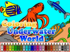 Jeu Coloring Underwater World en ligne
