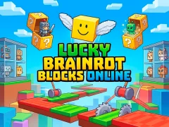 Jeu Lucky Brainrot Blocks Online en ligne