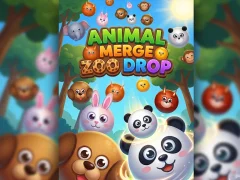 Jeu Animal Merge Zoo Drop en ligne