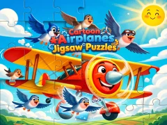 Jeu Cartoon Airplanes: Jigsaw Puzzles en ligne