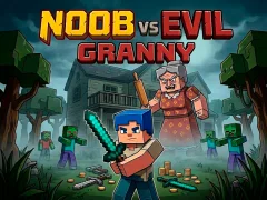 Jeu Noob vs Evil Granny en ligne