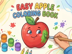 Jeu Easy Apple Coloring Book en ligne