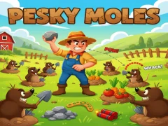 Jeu Pesky Moles en ligne
