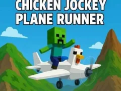 Jeu Chicken Jockey Plane Runner en ligne