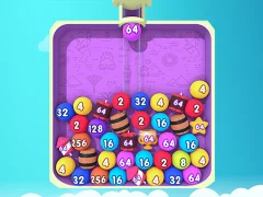 Jeu Bubble Merge 2048 en ligne