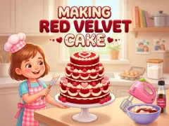 Jeu Making Red Velvet Cake en ligne