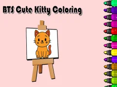Jeu BTS Cute Kitty Coloring en ligne