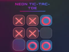 Jeu Neon Tic Tac Toe en ligne