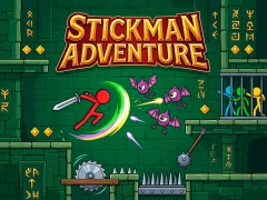 Jeu Stickman Adventure en ligne