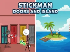 Jeu Stickman Doors and Island en ligne