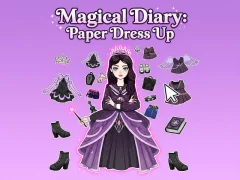 Jeu Magical Diary: Paper Dress Up en ligne