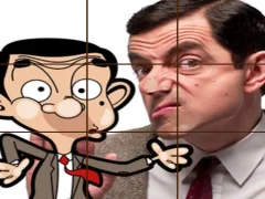 Jeu Mr Bean Tile Puzzle en ligne
