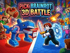 Jeu Pick Brainrot: 3D Battle en ligne
