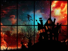 Jeu Sliding Halloween Party en ligne