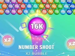 Jeu Number Shoot x 2 bubble en ligne