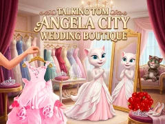 Jeu Talking Tom Angela City Wedding Boutique en ligne