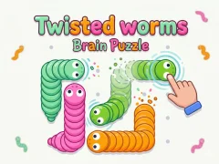 Jeu Twisted worms Brain Puzzle en ligne
