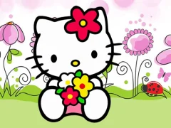 Jeu Hello Kitty Jigsaw en ligne