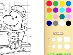 Jeu Cozy Friends Coloring Book for Kids en ligne