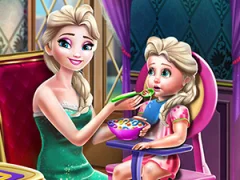 Jeu Ice Queen Toddler Feed en ligne