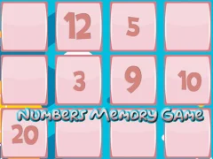 Jeu Memory Game With Numbers en ligne