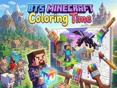 Jeu BTS Minecraft Coloring Time en ligne