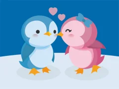Jeu Cute Penguin Puzzle en ligne