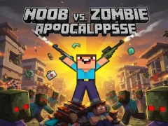 Jeu Noob vs Zombie Apocalypse en ligne