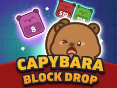 Jeu Capybara Block Drop en ligne