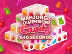 Jeu Mahjongg Dimensions Candy 640 seconds en ligne