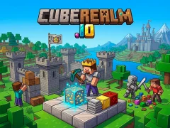 Jeu CubeRealm.io en ligne