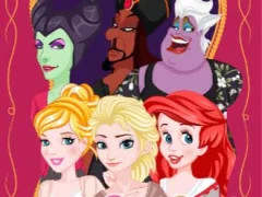 Jeu Princess vs Villain Face Swap en ligne
