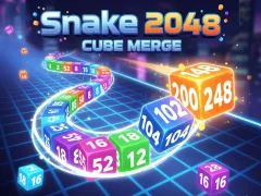 Jeu Snake 2048: Cube Merge en ligne