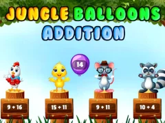 Jeu Jungle Balloons Addition en ligne