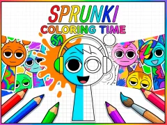 Jeu Sprunki Coloring Time en ligne
