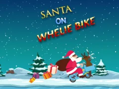 Jeu Santa On Wheelie Bike en ligne