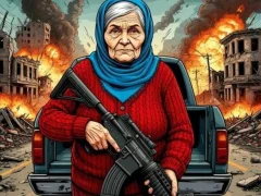 Jeu Grandma with machine-gun: Apocalypsis en ligne