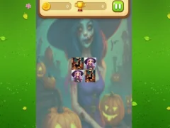 Jeu Halloween Witch Memory Match en ligne