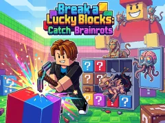 Jeu Break a Lucky Blocks: Catch Brainrots en ligne
