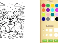 Jeu Dog Coloring Book en ligne