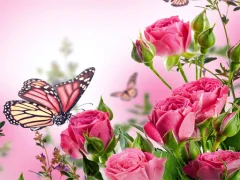 Jeu Butterflies Puzzle en ligne