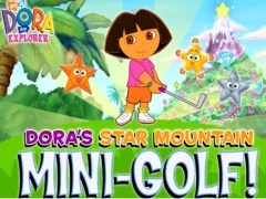 Jeu Dora The explorer Dora's Star Mountain Mini-Golf en ligne
